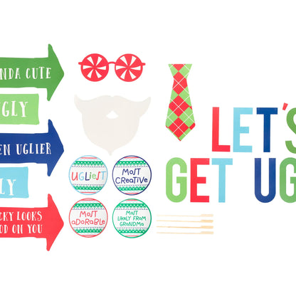 Holiday Ugly Christmas Sweater Party Kit