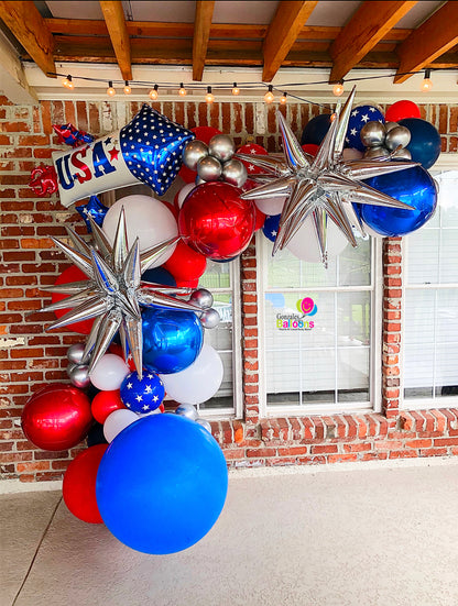 Super Size Patriotic Balloon Garland