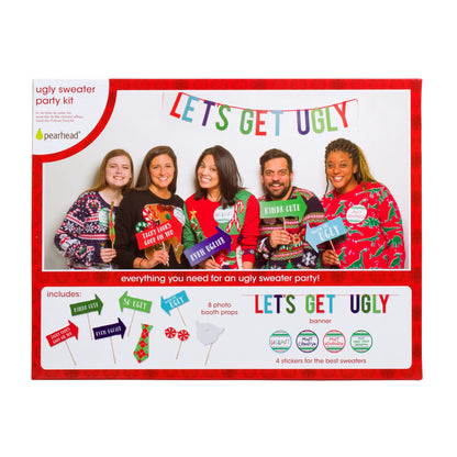 Holiday Ugly Christmas Sweater Party Kit