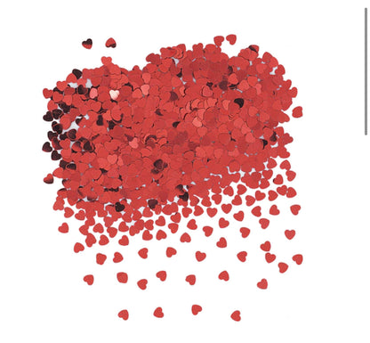 Foil Red Heart Confetti .05oz