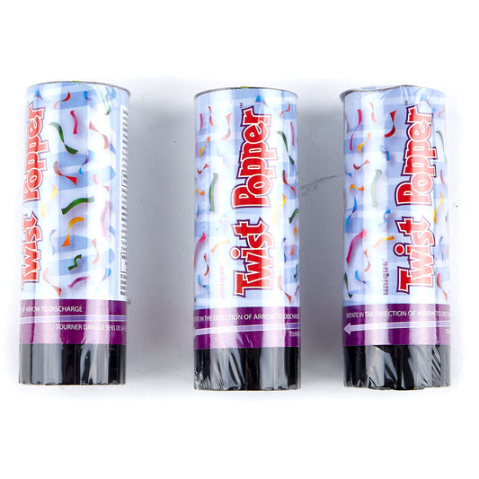 Twist Confetti Poppers 1ct