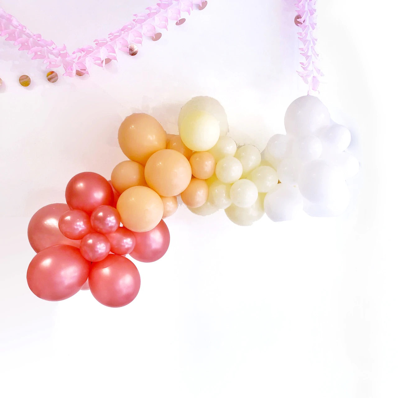 Pretty Blush BALLOON GARLAND(TO GO NO INSTALL)
