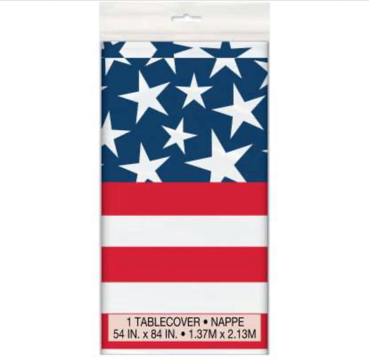 Stars & Stripes Tablecloths 54x84