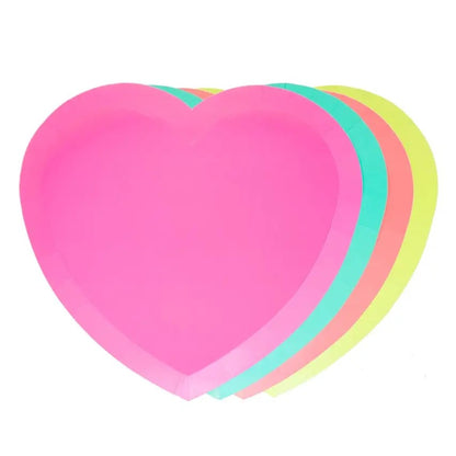 Novelty Plates - I Heart Neon