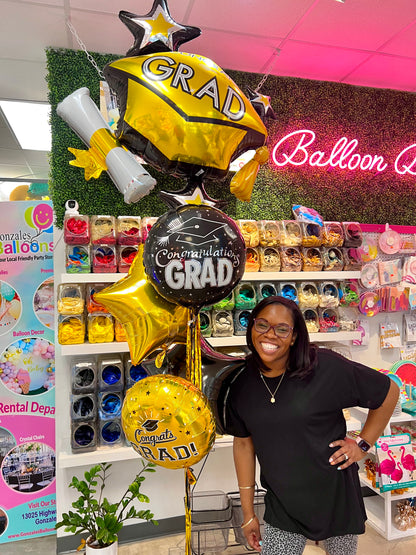 Graduation Tassel Shiny Bouquet