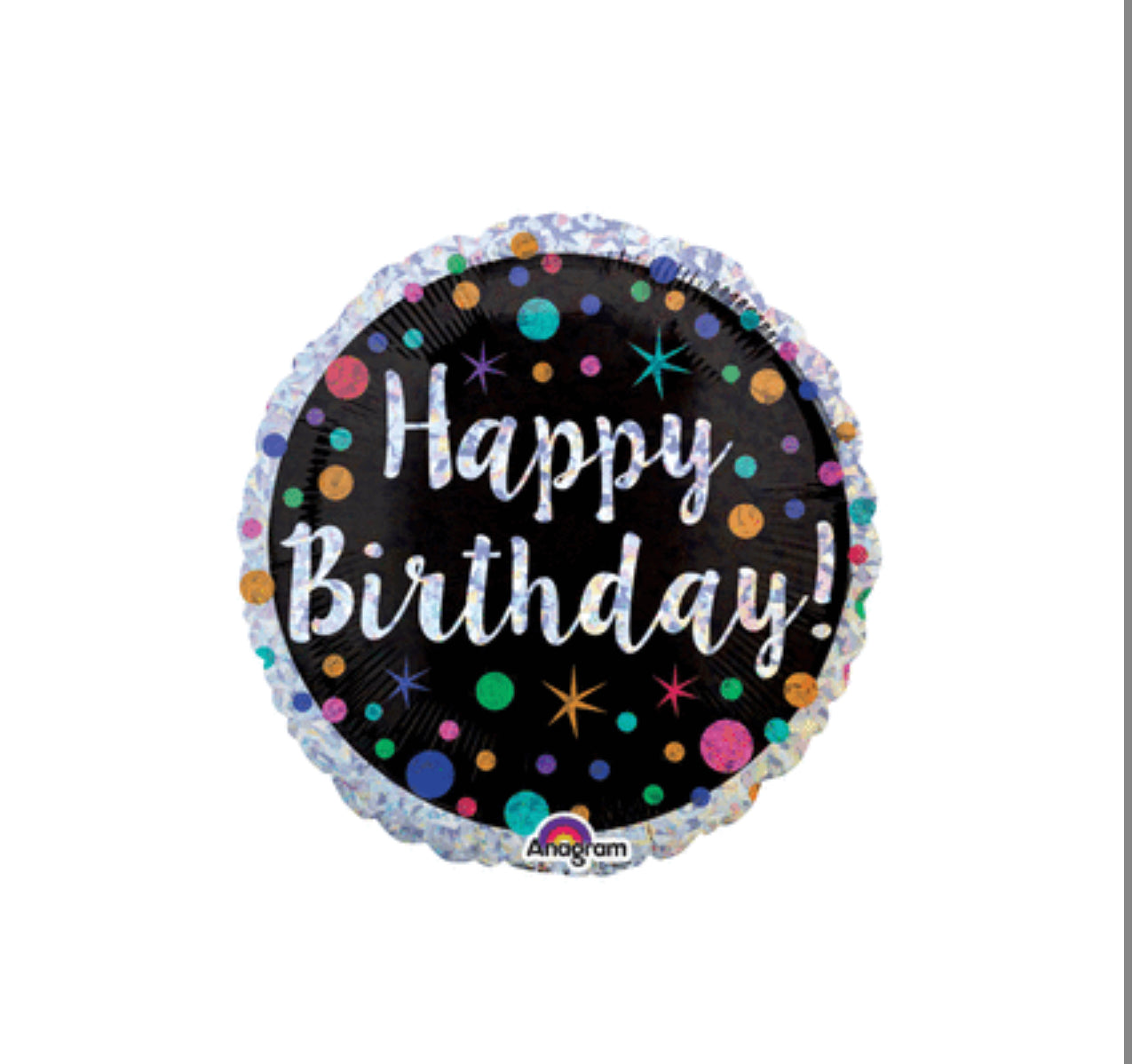Polka Dot Birthday Holographic
