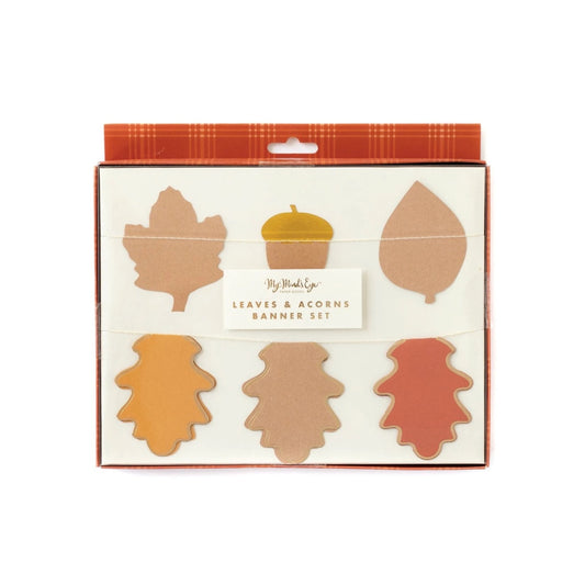 HARVEST MINI LEAVES BANNER SET 6FT