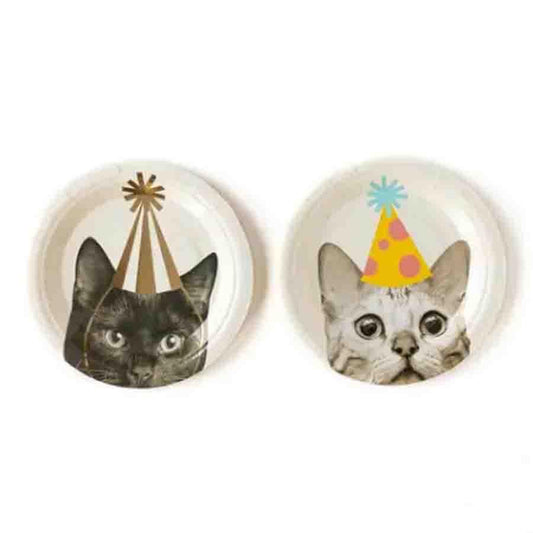 Party Animals Cat Plates