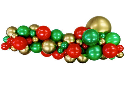 Christmas Traditional Style BALLOON GARLAND TO-GO (NO INSTALL)