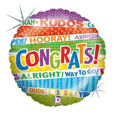 Congrats Holographic Balloon 18''*