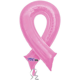 Breast Cancer Awareness Ribbon 36” Balloon