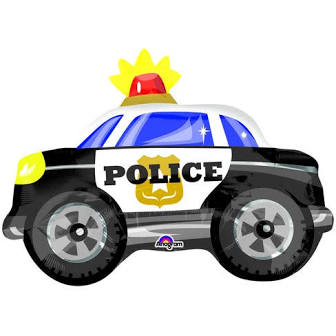 Police Car Balloon, 24inch *