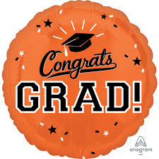 Congrats Grad Party 18'' Balloon (Various Colors)