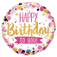Happy Birthday To You Dots, 18"