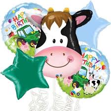 Farm Animal Birthday Bouquet 5pc.