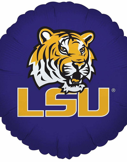 LSU Tiger Mylar, 18"