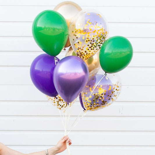 Mardi Gras Confetti Color Bouquet