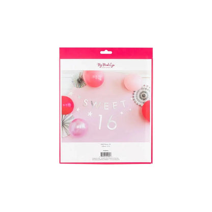 Sweet 16 Paper Banner