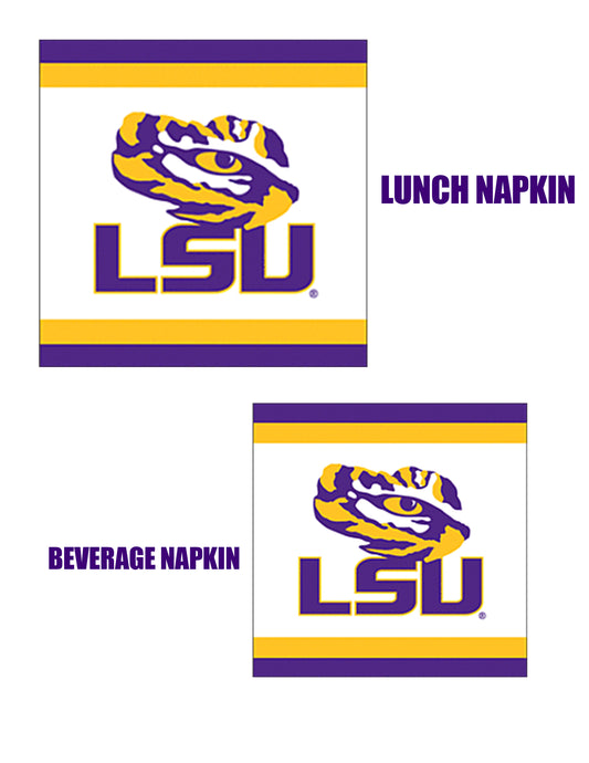 LSU Licensed Napkins