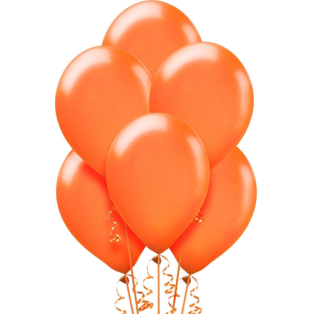 Orange 6pc Balloon Bouquet