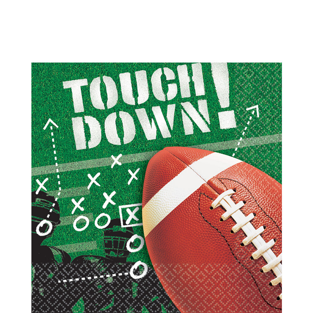 Football Frenzy Sports Lunch Napkins 100ct
