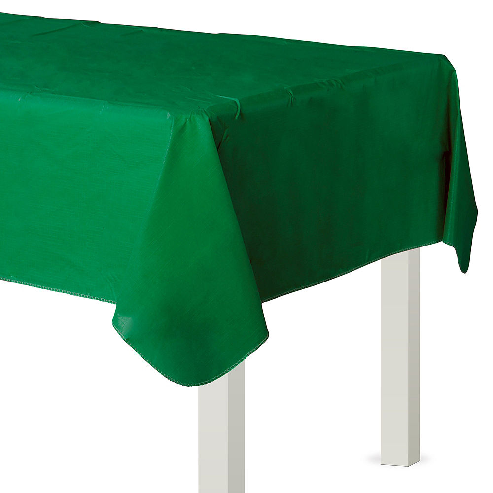 Festive Green Tablecloth 54x108