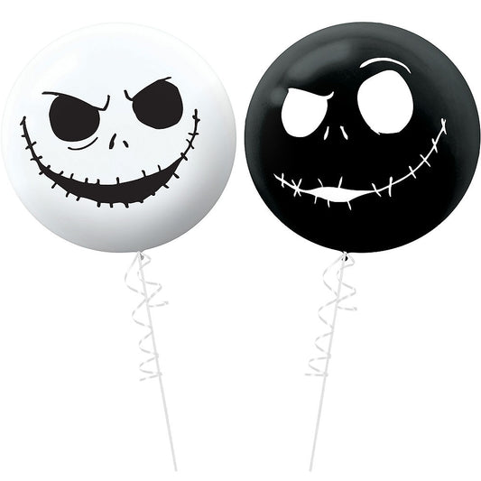 Jack Skellington Balloons 2ct - The Nightmare Before Christmas