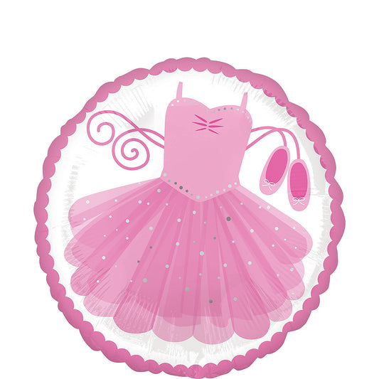 Pink Tutu Dance Balloon, 17in