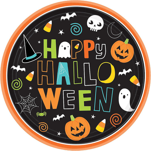 Happy Halloween Lunch Plates 60ct