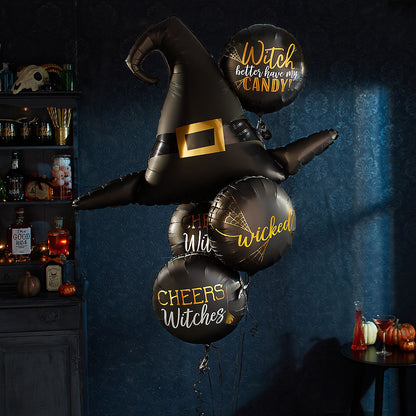 Cheers Witches Balloon Bouquet 5pc.