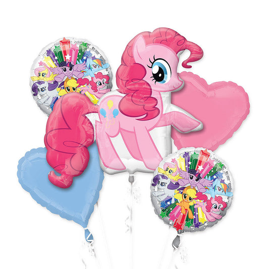 Giant Pinkie Pie Balloon Bouquet 5pc - My Little Pony