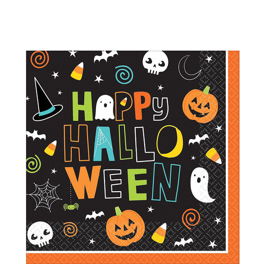 Big Party Pack Halloween Friends Lunch Napkins 125ct