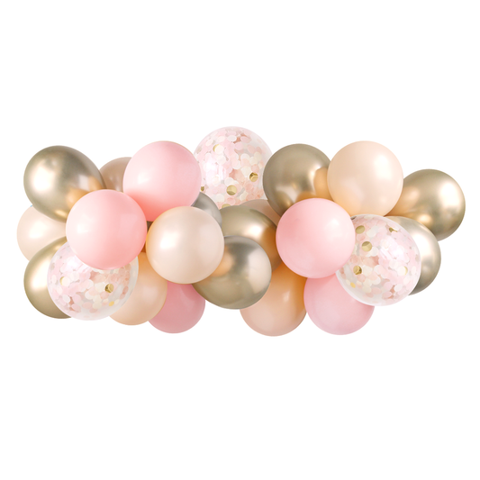 DIY Balloon Garland Kit - Pink & Gold
