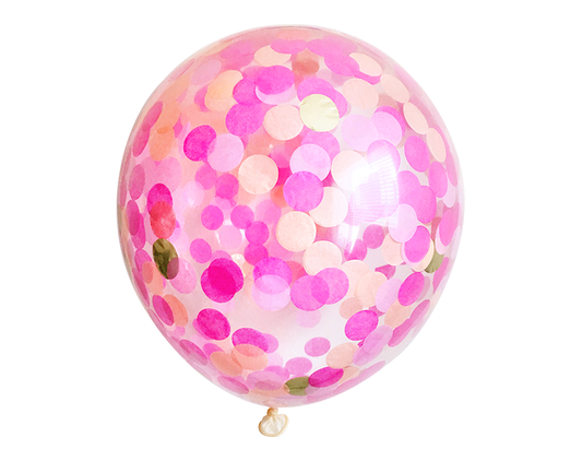 Pink Party Confetti Balloon