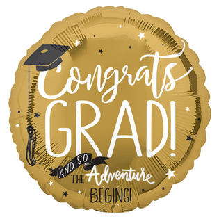 Gold Giant Grad Balloon 28" *