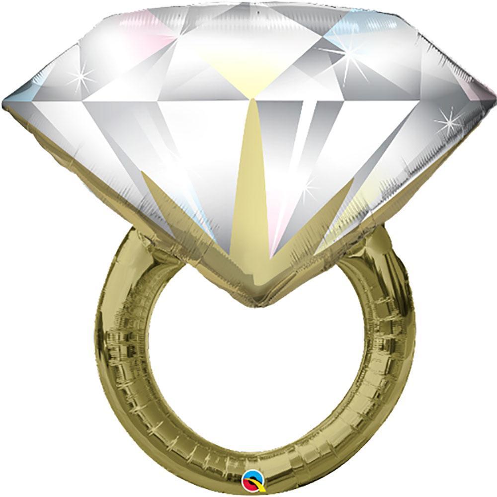 Gold Diamond Ring Balloon