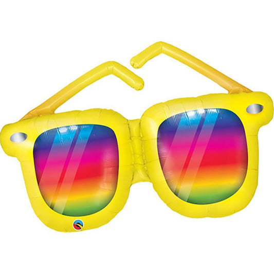 RAINBOW STRIPED SUNGLASSES 42'' Balloon