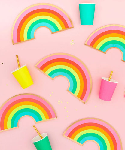 RAINBOW Oh Happy Day PLATES