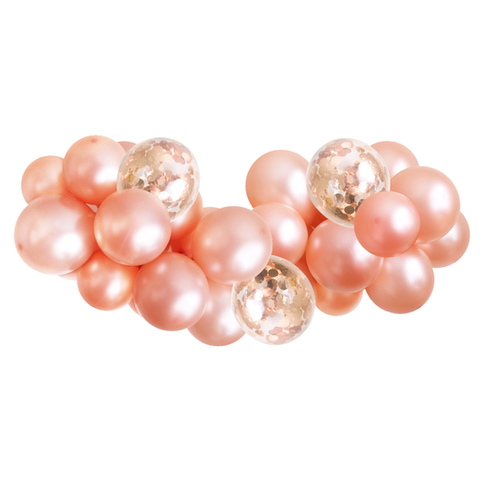DIY Balloon Garland Kit- Rose Gold - 5ft