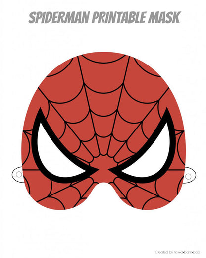 SpiderMan Paper Masks (8 Pack)