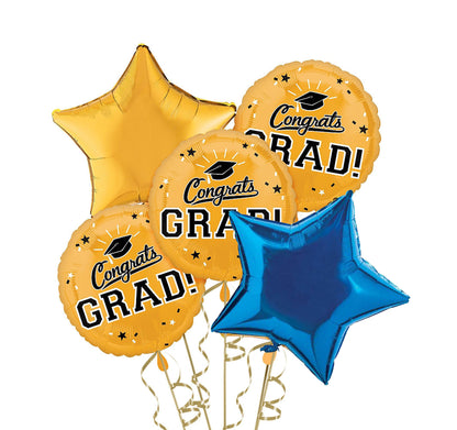 Congrats Grad 24K Gold Bouquet 5pc