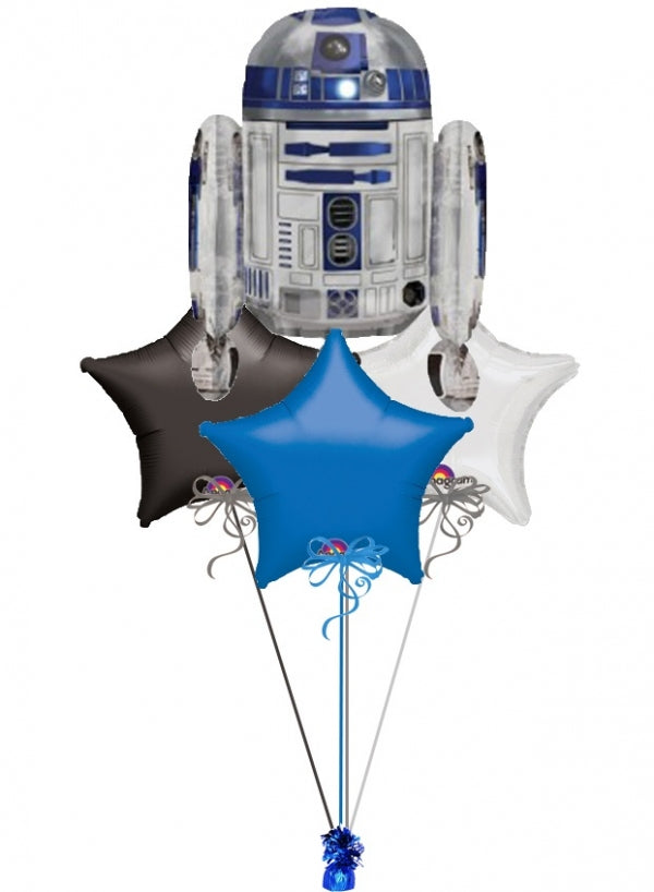 Star Wars R2-D2 Balloon Bouquet 4pc.