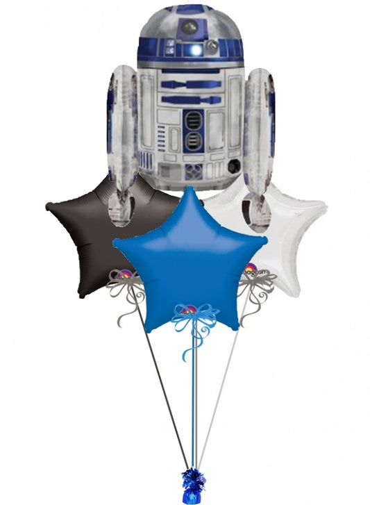 Star Wars R2-D2 Balloon Bouquet 4pc.