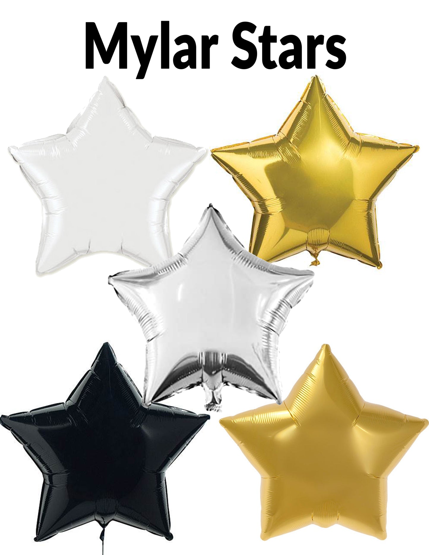 Mylar 18'' Stars