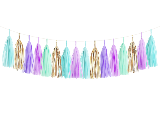 Tassel Garland DIY Kit - Mermaid