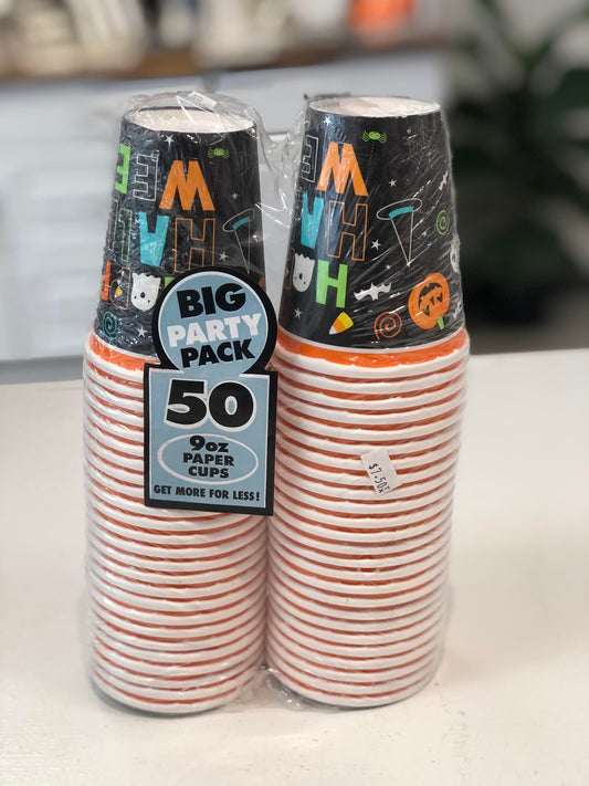 Big Party Pack Halloween Friends 9oz Cups 50ct