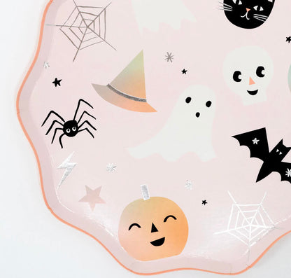 Pastel Halloween Dinner Plates, Meri Meri (8 Count)