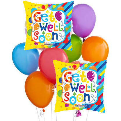 Get Well Bouquet 8pc. w/ weight