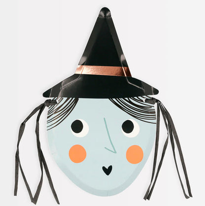 Witch Plates, Meri Meri (8 Count)